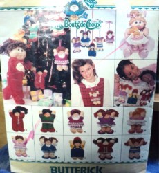 3381 BUTTERICK 10 CABBAGE PATCH KIDS 6'' TREE ORNAMENTS PATTERN